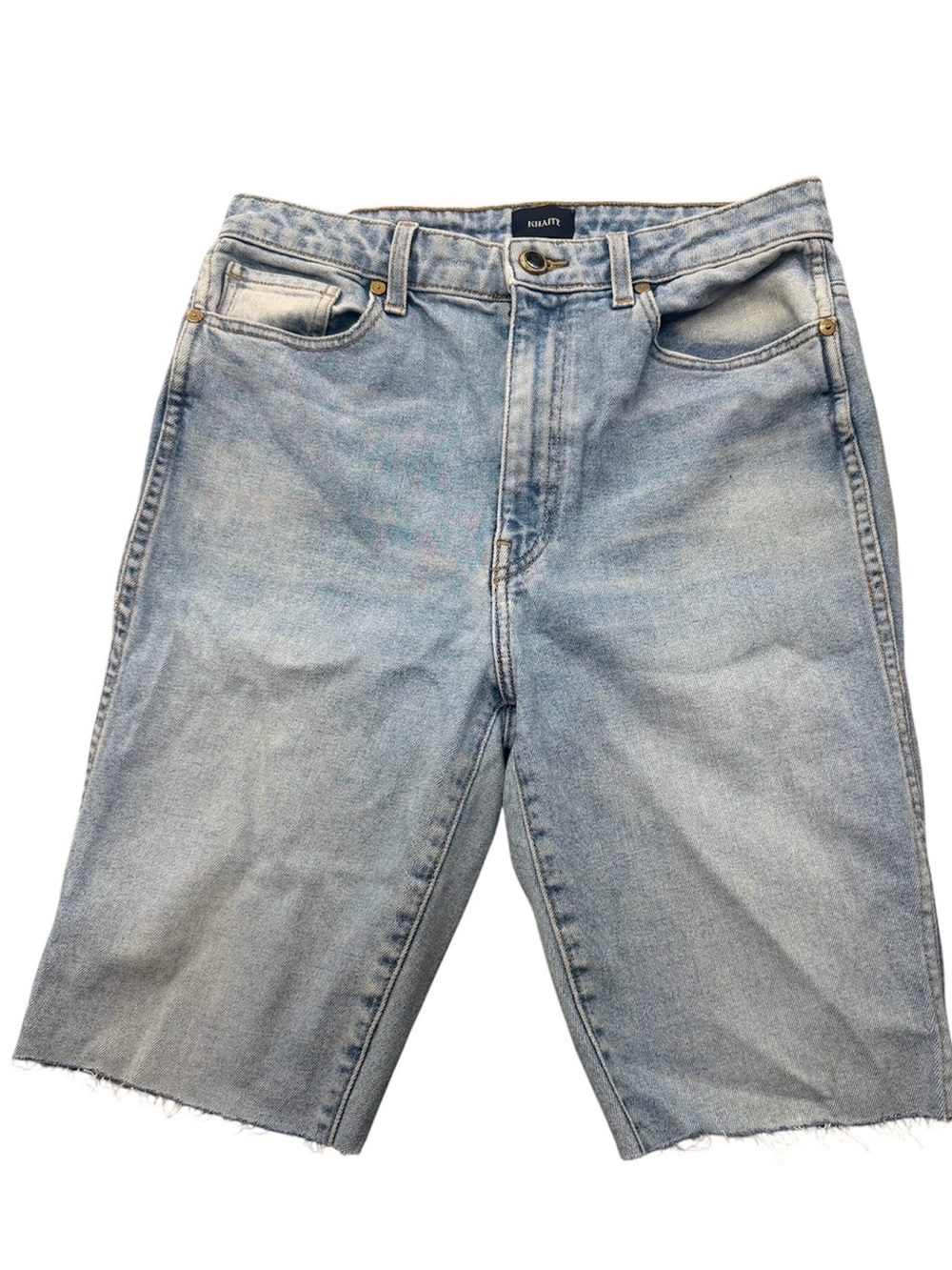 Women’s KHAITE Light Blue Denim Cutoff Shorts Sz 29